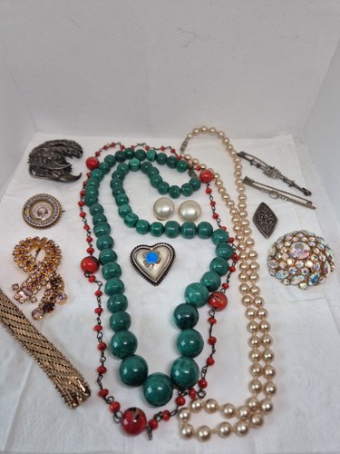 Lot bijoux anciens - lot,