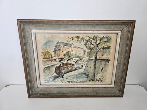 Tableau aquarelle paris la - paris,