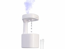 Humidificateur d'air LED à ultrasons 500 ml effet anti-gravité - Carlo Milano