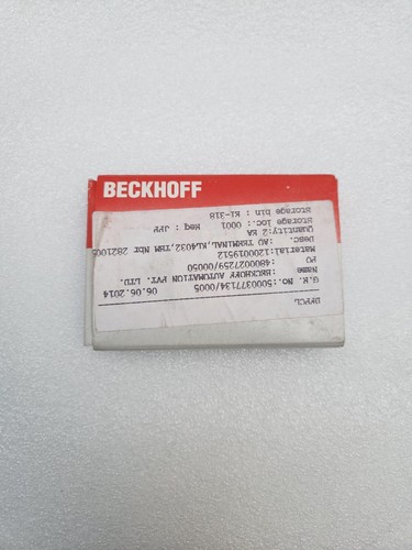 Beckhoff kl4032 analogique - beckhoff,
