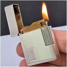 Briquet essence DUPONT Paris Breveté tous pays-small Petrol Lighter rare-n°L6502