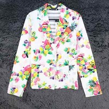 Veste Imprimée Fruits Blanche