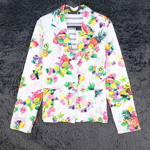 Veste imprimée fruits blanche - imprimée,