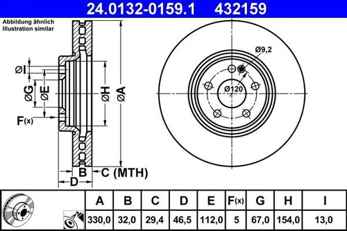 Disques frein chrysler - de,