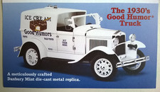 Ford Good Humor Truck (1930's) : Brochure publicitaire DANBURY MINT