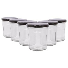 6x 250ml Pots de Confiture en