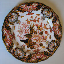 3451*  1 assiette royal crown derby kings 383d japon 19eme siecle