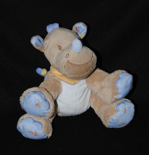 Peluche doudou rhinocéros
