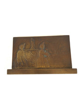 MÉDAILLE PLAQUETTE BRONZE