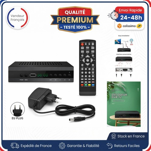 Décodeur tnt dvb h265 - dvb-t2,