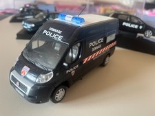POLICE NATIONALE  - FIAT DUCATO - DEMINAGE  - VEHICULE LOGISTIQUE  -   1/43