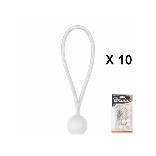 Tendeur boule blanc - boule, 20cm