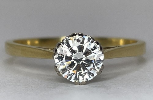 Bague solitaire vintage - bague,