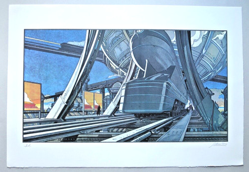 Schuiten lithographie le - -,