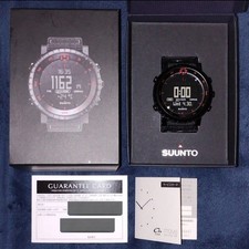 Montre Suunto Core lunette en aluminium noir rouge ABC Weather pile 12 mois