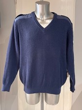 pull armée de l'air homme laine  bleu SAINT JAMES taille 112/XL Très bon état