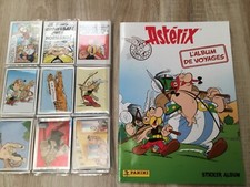 PANINI asterix l album de voyages.  Les 30 cartes et 163 stickers sur 164