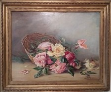 Huile sur carton fin XIXe