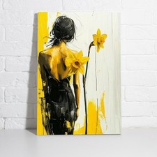Affiche Femme Dos Jonquilles