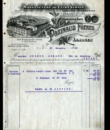 Limoges usine tannerie - limoges, (87)