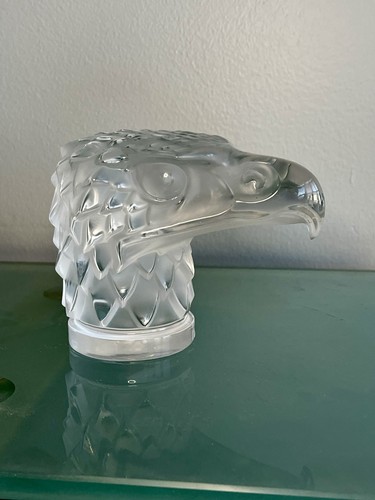 Lalique eagle head hood - lalique,