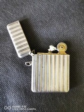 Ancien briquet essence Flamidor Briquet Parisien Argent HUSSON 