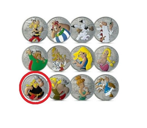 Mini médaille asterix - mini-médaille,