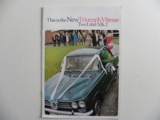 Brochure / catalogue the new TRIUMPH.VITESSE 2 L MK 2