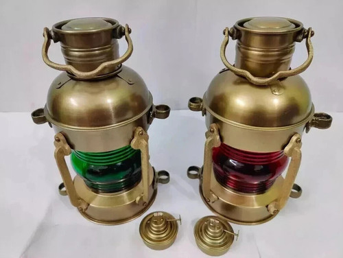 Lot ancienne lampe huile - lot, d'ancienne