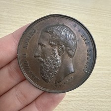Médaille Léopold II Koning Der Belgen Par Hart