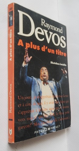 Raymond devos plus - devos, d'un