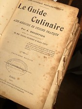 Escoffier guide culinaire 1907