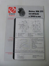 prospectus moteur fixe BERNARD