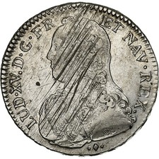 France, Louis XV, 1/2 Ecu aux