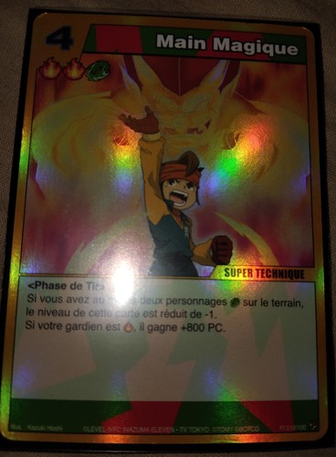 Carte main magique - carte, inazuma