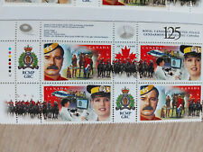 planche de timbres neuf gendarmerie royale du canada rcmp