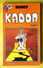 BD KADOR tome 1  1989 Binet  POCKET BD ETAT NEUF LP1GD9