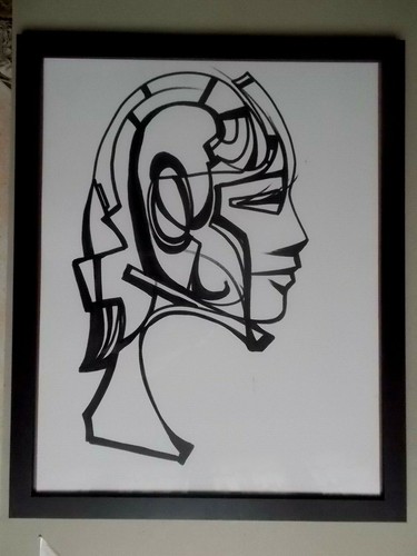 Grand dessin original dan - de,