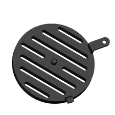 Grille de cheminée / grille cendrée ronde Ø 180 x 15 mm adaptée au poêle...
