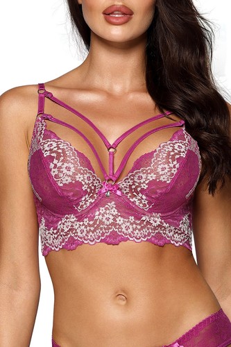 Soutien gorge fuchsia 9741 - soutien-gorge, v-9741