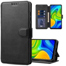 Coque portefeuille effet cuir - effet,