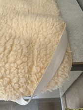 Housse pour table de massage en pelage de mouton artificiel épais