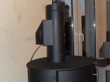 Cheminée Rauchgassauger Noir