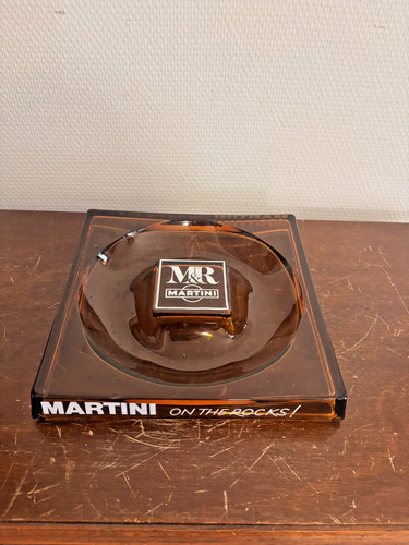 Ancien cendrier martini - cendrier,