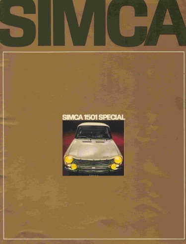 Brochure simca 1501 - simca,