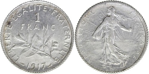 France franc semeuse - 1,