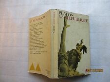 PLATON LA REPUBLIQUE EDITIONS GONTHIER MEDIATIONS FORMAT POCHE 1963