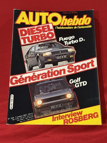 Auto hebdo autohebdo 338 - auto,
