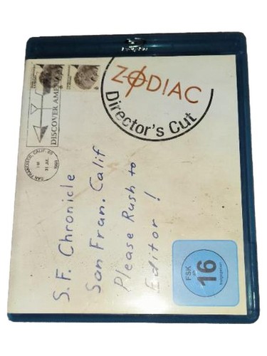 Zodiac thriller film - zodiac, blu-ray
