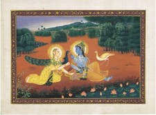 Indien peinture radha - peinture,